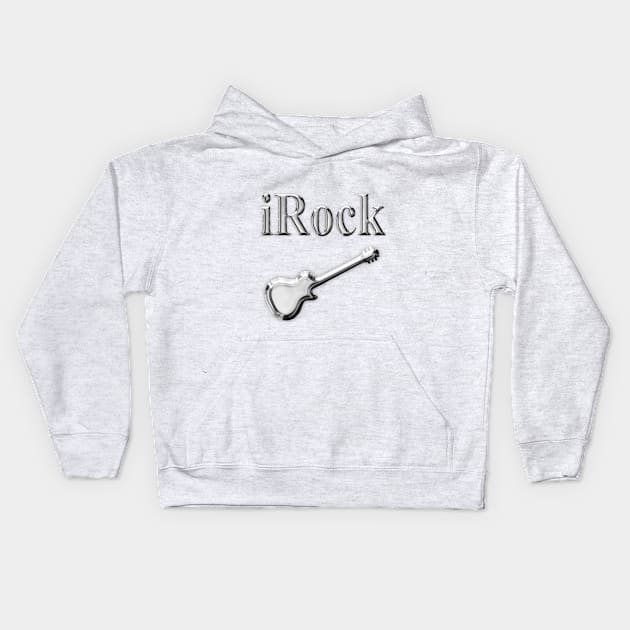 iRock Kids Hoodie by Whole Lotta Pixels